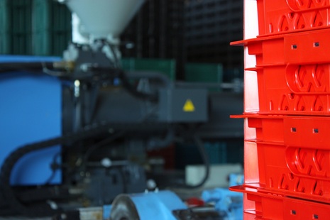 Lagerhalle, Plastikmaterial, Schachtel, Transportpalette, Börse